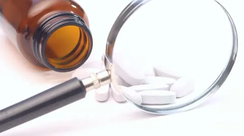 Tablets on the white background Stock Footage 10796368