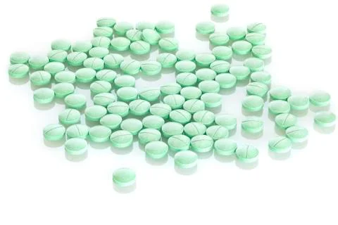 Tablets on white background Stock Photos