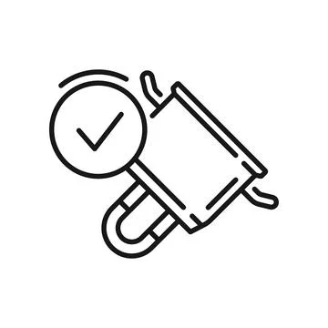Tableware crockery, induction cooker outline icon Stock Illustration