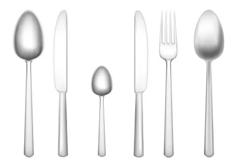 Tableware objects Stock Illustration