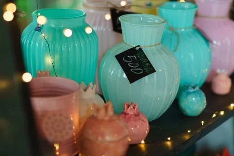 Tableware pots vases Stock Photos