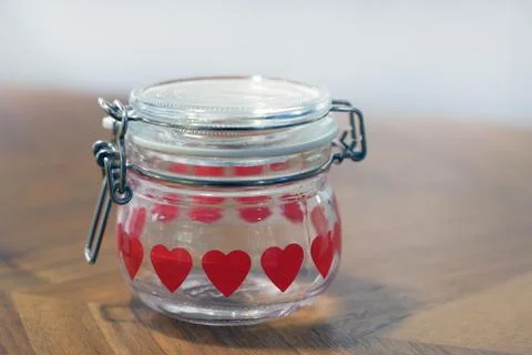 Tableware set. Set of different plates on the table Stock Photos