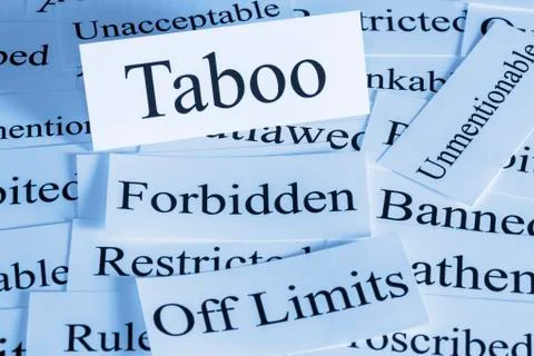 Taboo concept Stock Illustration