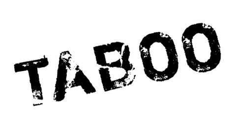 Taboo rubber stamp Illustrazione stock