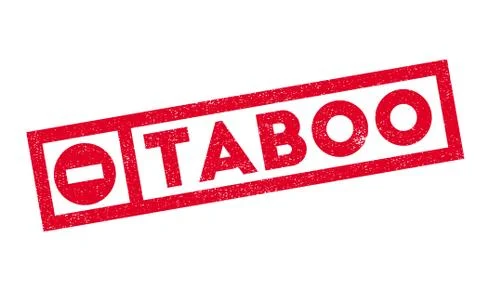 Taboo rubber stamp Illustrazione stock