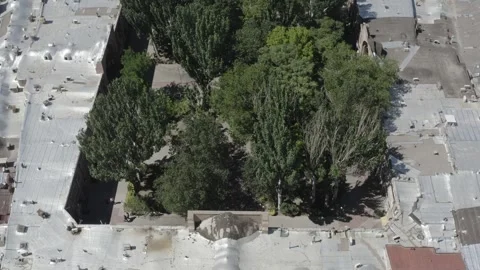 Tabriz Iran June 7 2020 Aerial View of Historic Grand Bazaar Daytime Stock Footage 330176697