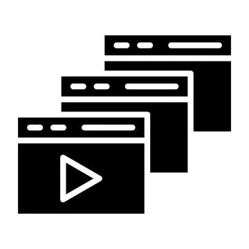 Tabs Vector Icon Design Illustration Illustrazione stock