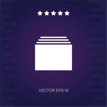 Tabs vector icon Stock Illustration