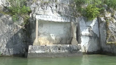 Tabula traina Danube Stock Footage 297265550