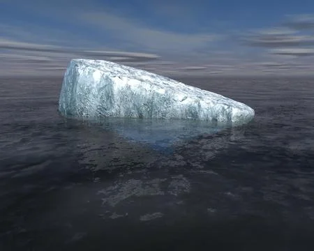 Tabular Iceberg 3D Model