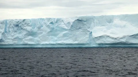 Tabular Icebergs in Antarctica Stock Footage 922650