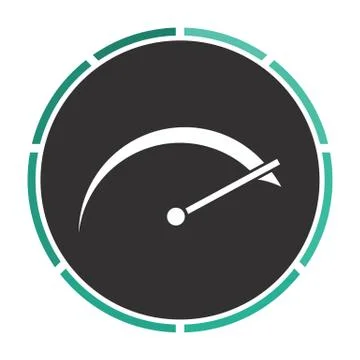 Tachometer computer symbol イラスト素材