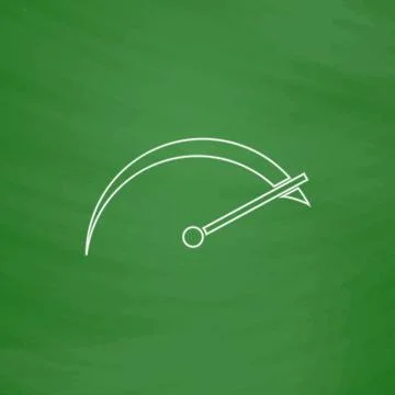 Tachometer computer symbol 스톡 일러스트
