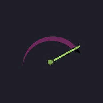 Tachometer computer symbol Stock Illustration