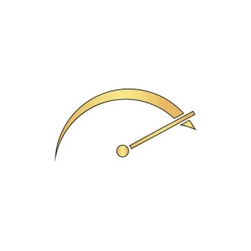 Tachometer computer symbol Stock Illustration