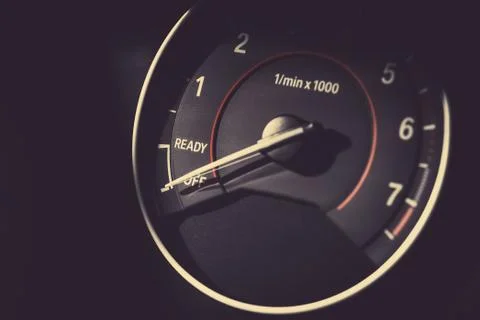 Tachometer detail Stock Photos