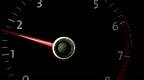 Tachometer RPM Stock Footage 20628167