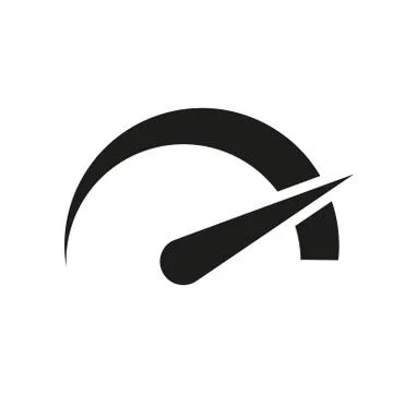 The tachometer, speedometer and indicator icon Stock Illustration