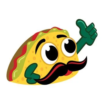 Taco-cartoon Stock Illustration