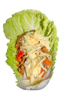 Taco leaf isolated Stock Photos