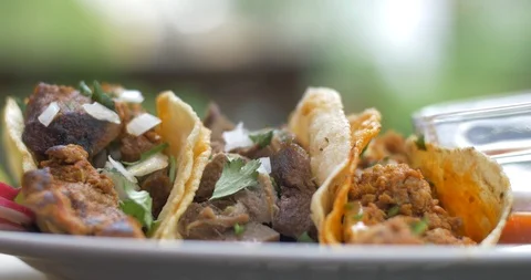 Taco Night Dinner Fixing Mexican Food for Family 스톡 동영상 113661573