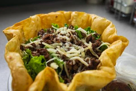 Taco salad Foto stock