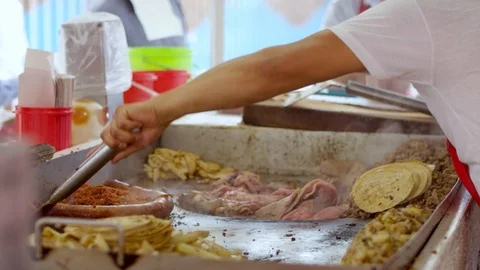 Taco street stand Stock Footage 108691115