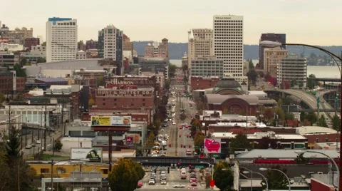 Tacoma central road Video stock 42989854