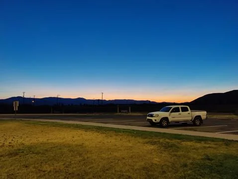 Tacoma in the mountain range Stock Photos