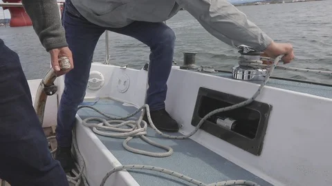 Tacoma sailing on a cloudy day. Stock Footage 103985218