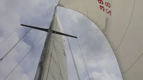 Tacoma sailing on a cloudy day. Stock Footage 103985841
