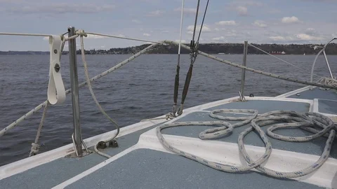 Tacoma sailing on a cloudy day. Stock Footage 103986059