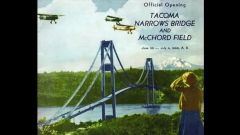 Tacomba Bridge Collapse (silent) Vídeo Stock 261892990