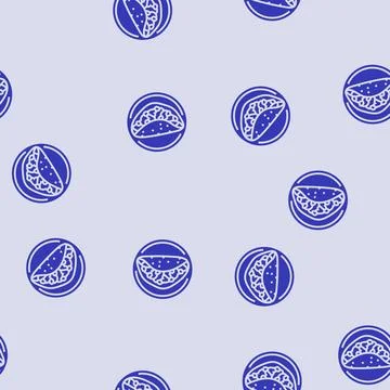 Tacos fish glyph seamless pattern Stock Illustration