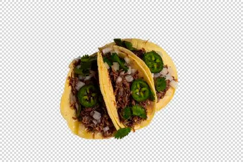 Tacos with meat Stock Photos
