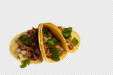Tacos with meat Stock Photos