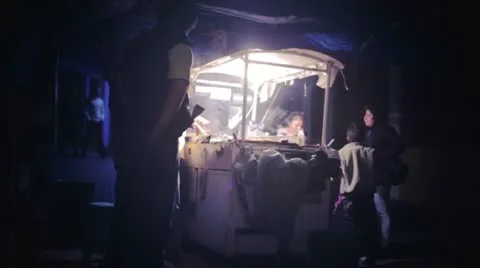 Tacos in the street 2 Stock Footage 10809166