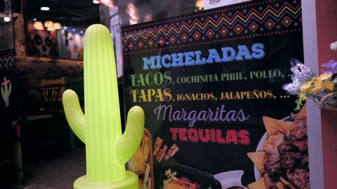 Tacos, Tapas, Tequilas Stock Footage 169858482