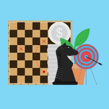 Tactic in business Stock Illustration