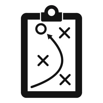 Tactical board icon simple vector. Social trust Stock Illustration