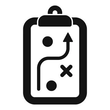 Tactical core values icon simple vector. Value company Illustrazione stock