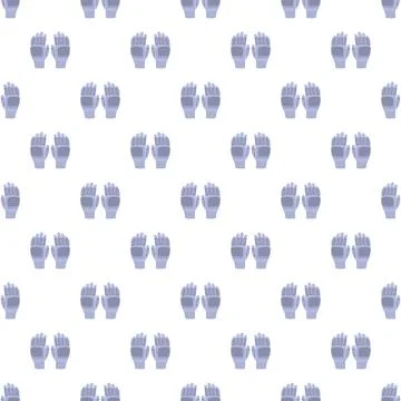 Tactical gloves vector seamless pattern for sports and defense 스톡 일러스트