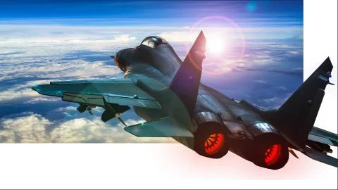 Tactical jet strike Stock Illustration