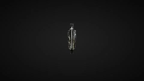 Tactical Knife Front View Stock Illustration