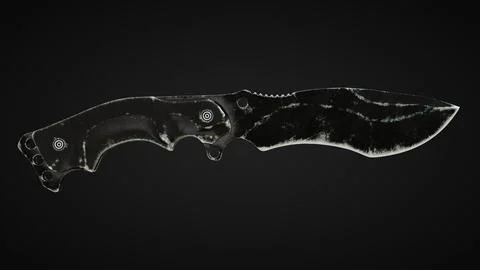 Tactical Knife Side View00 イラスト素材