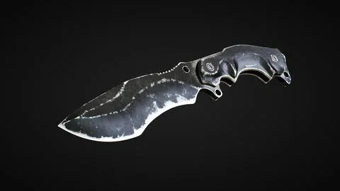 Tactical Knife Side View05 イラスト素材