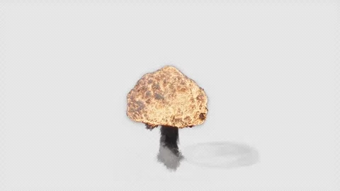 Tactical Nuke 02 Drone VFX Element Stock Footage 267811844