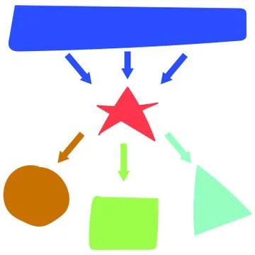 Tactical plan line icon scheme strategy tactic Stock Illustration