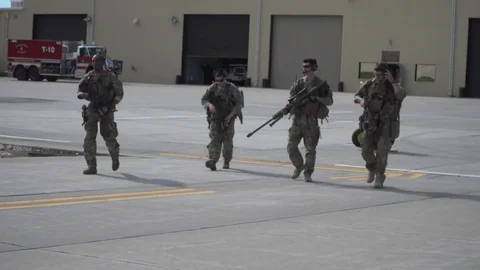 Tactical Response Force training - 2018 Stock Footage 95773372