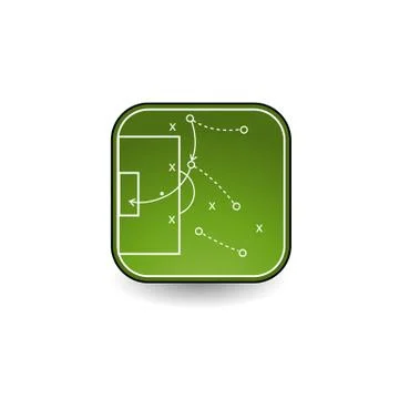  tactics board Stock Illustration